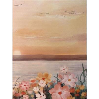 Скетчбук (B5) "Beautiful scenery", yellow (18*25) 30 л. 130 г/м