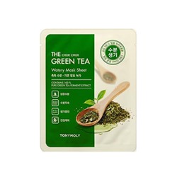 TONY MOLY The Chok Chok Green Tea Тканевая маска с экстрактом зеленого чая (1 шт)