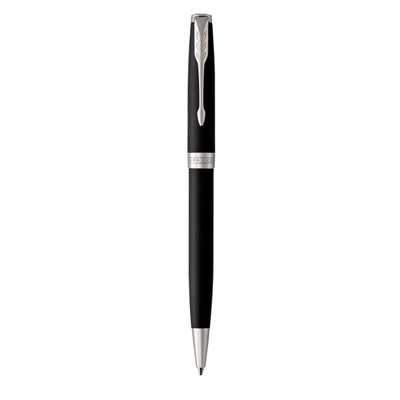 Ручка шариковая Parker Sonnet Core Matte Black CT M, корпус чёрный матовый/ хром, чёрные чернила (1931524)