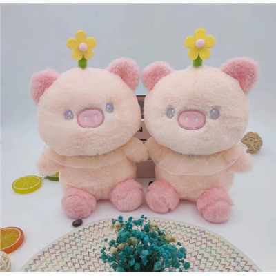 Мягкая игрушка "Flower pig", pink