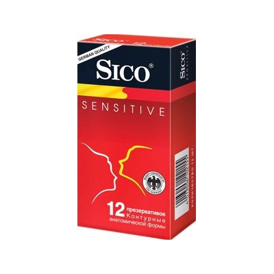 ПРЕЗЕРВАТИВЫ SICO Sensitive контурные N 12