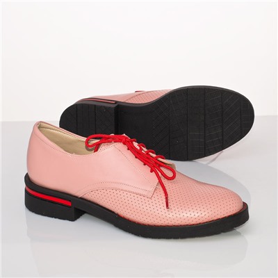 Женские кожаные туфли V.Arimany V1288 Розовый: Под заказ