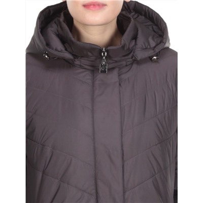 93-613M DARK BROWN Куртка зимняя женская LANKON (200 гр. холлофайбера) размер 54 - российский