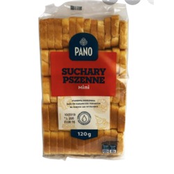 Pano (сухарики пшеничные мини), 120г