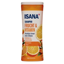 ISANA Frucht & Vitamin Шампунь c экстрактом  Апельсина и Облепихи, 300 мл