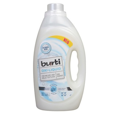 Средство жидкое BURTI OXI Liquid для стирки Белого и Светлого белья 1,45л , (29 стирок) 934185