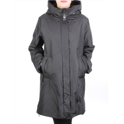 M818 BLACK Пальто демисезонное женское (100 гр. синтепон) размер 50