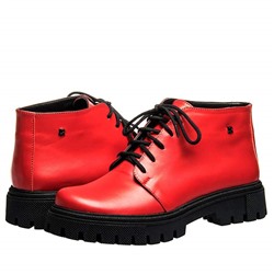 Женские кожаные ботинки LaRose L2328 Красный: Под заказ