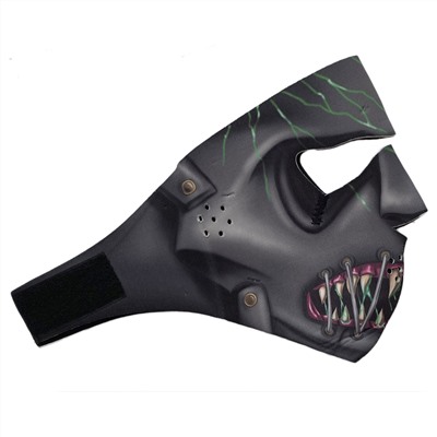 Антивирусная неопреновая маска Wild Wear Grey Demon - Уникальное сочетание защитных свойств, брутального и стильного дизайна, комфортного ношения. Маска также защищает от пыли, ветра, осадков. Ограниченное предложение в России №31