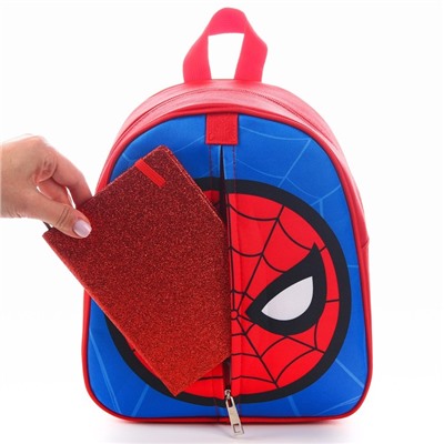 Рюкзак детский, на молнии, 23х27 см, Человек-паук