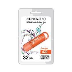 USB Flash  32GB Exployd (570) оранжевый