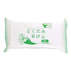 Мыло туалетное косметическое Хауттюйния, CHINOSHIO SOAP, 130 г*3 шт.