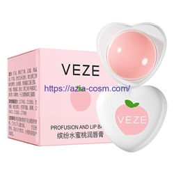 Увлажняющий бальзам для губ Veze с экстрактом персика(30557)