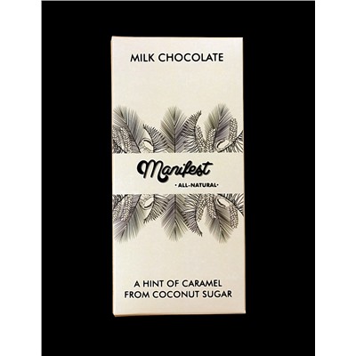 Шоколад молочный на кокосовом сахаре 70г “Manifest”