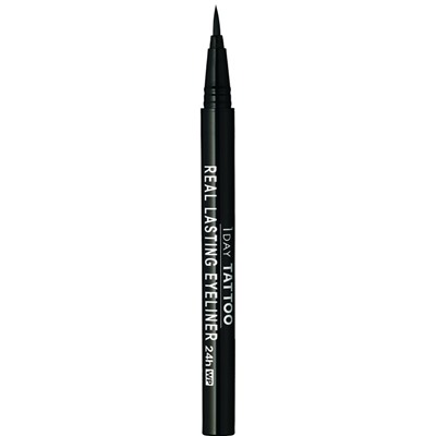 Влагостойкая жидкая подводка для глаз 24 часа REAL LASTING EYELINER 24h WP (насыщенный черный), K-Palette