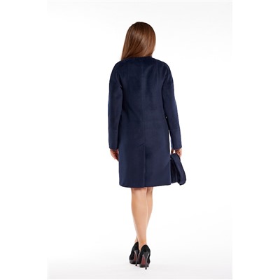 Пальто женское демисезонное 20770  (синий)