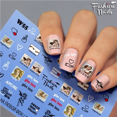 Fashion Nails, Слайдер-дизайн W55