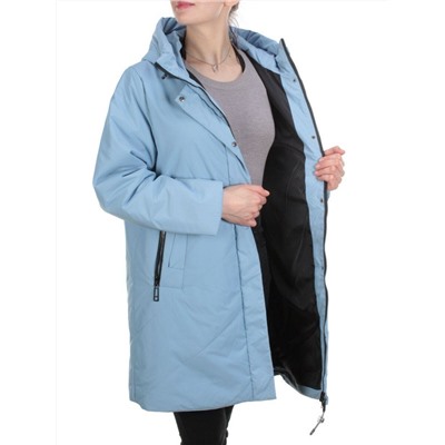 M818 LIGHT BLUE Куртка демисезонная женская (100 гр. синтепон) размер 48