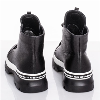Женские кожаные ботинки V.Arimany V1340 Черный: Под заказ
