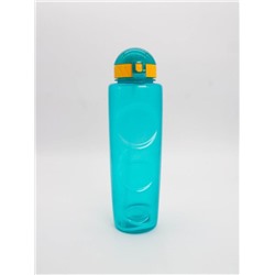 Бутылка "Life" с трубочкой, blue (700 ml)