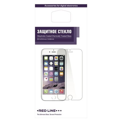 Защитное стекло для экрана Redline для Apple iPhone 5/5s/5c