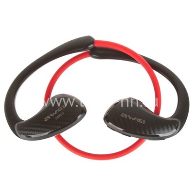 Наушники MP3/MP4 AWEI (A881BL) SPORT Bluetooth вакуумные красные