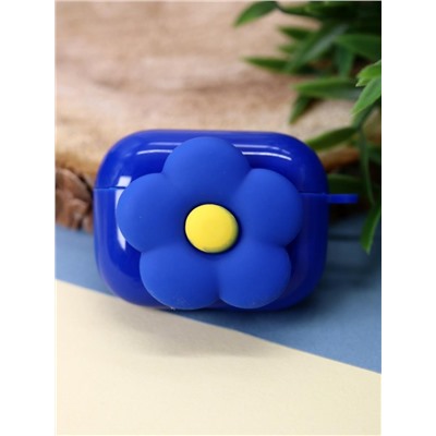 Чехол для AirPods Pro "Flower", blue