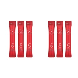 Шампунь для волос восстанавливающий, 5 Salon Hair CMC Shampoo STICK POUCH, ALLMASIL, 8 мл*20 шт.