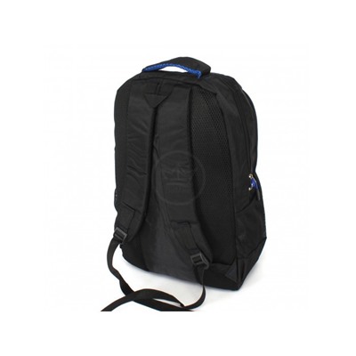 Рюкзак SAL-8224 молодежный,  2отд,  1внутр+3внеш.карм,  черный/синий 241415