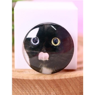 Попсокет "Cat grimacing", black