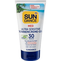 SUNDANCE Sonnencreme Солнцезащитный медицинский крем-гель ультрачувствительный Gel MED Ultra Sensitive LSF 30, 150 мл