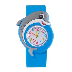 Часы наручные детские "Дельфин", синие