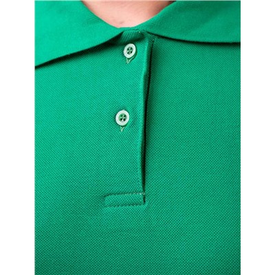 Рубашка поло женская Мос Ян Текс цвет "Зеленый"  д/р