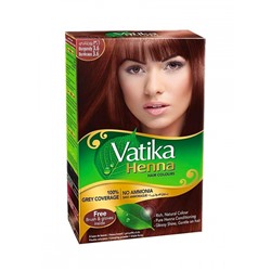 Dabur Vatika Naturals Henna Hair Colours (Burgundy) 60g / Краска для Волос на Основе Натуральной Хны (Бургунд) 60г