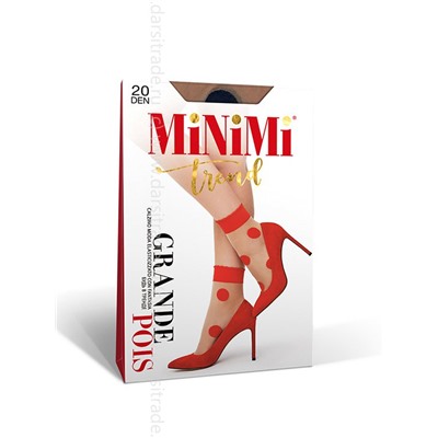Носки женские Pois Grande 20 MiNiMi Дроп Un/Daino/Blu