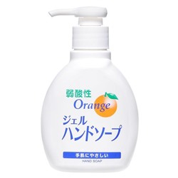 Слабокислотное жидкое мыло-гель для рук Eoria Orange Gel Hand Soap, ROCKET SOAP  200 мл