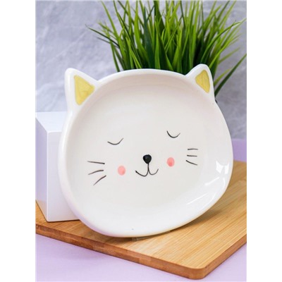Тарелка керамическая «Cat plate»