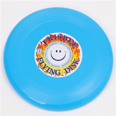 Летающая тарелка «Фрисби» голубой, 23 см