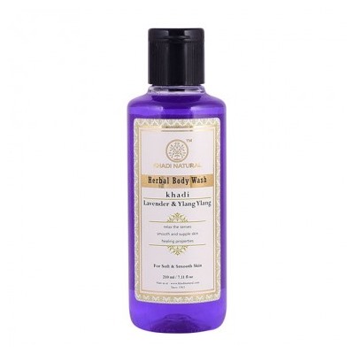 Khadi Lavender & Ylang Ylang Herbal Body Wash Relax the Senses 210ml / Гель для Душа Расслабляющий с Лавандой и Иланг-Иланг 210мл