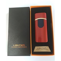 USB зажигалка электронная электроимпульсная Lighter CLASSIC