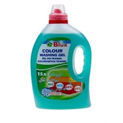 Washing gel Colour 1500 ml / Гель для стирки ЦВЕТНОЙ одежды 1500 мл Blux