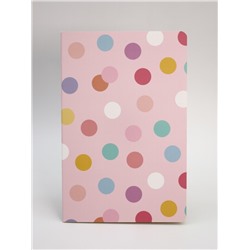 Блокнот (А5) "Drawings, dots", pink (14.5*21)