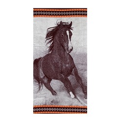 Махровое полотенце Лошадь доби 3624
