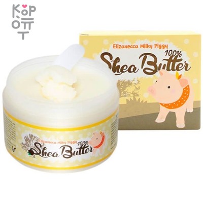 Elizavecca Milky Piggy Shea Butter 100% - Крем-бальзам с маслом Ши 100% для ослабленной кожи лица 88гр.,