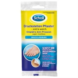 Scholl Druckstellen Pflaster extra weich (1 шт.) Шолль Пластырь 1 шт.