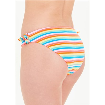 Stripe Bow Bikini Bottoms