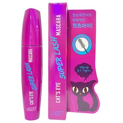 Тушь для ресниц удлиняющая Cats Eye Super Lash Mascara, Jigott 12 г