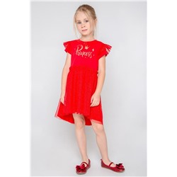 К 5704/насыщенно-красный платье