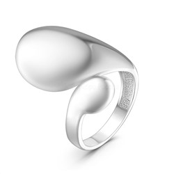 Кольцо разъёмное из родированного серебра К50124р
