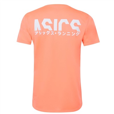 Asics, Katakana Short Sleeve T Shirt Mens